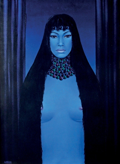 LA PRINCESSE D'ELIDE by Félix Labisse, 1971
