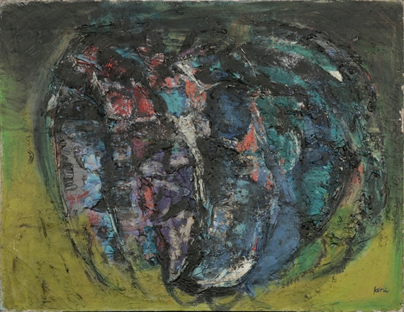 Untitled (abstract composition) by Albert Kotin