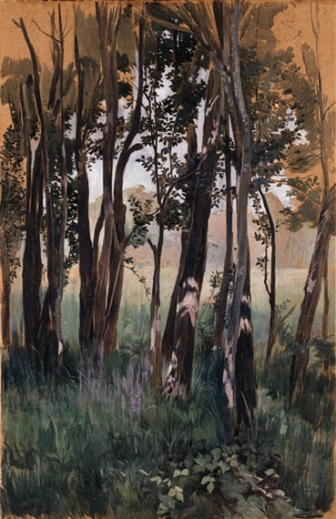 Sous-bois vor by Ernest Biéler, 1900