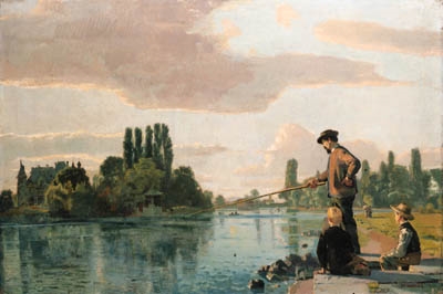 Fischer bei der Schadau - Ein Abend bei Thun