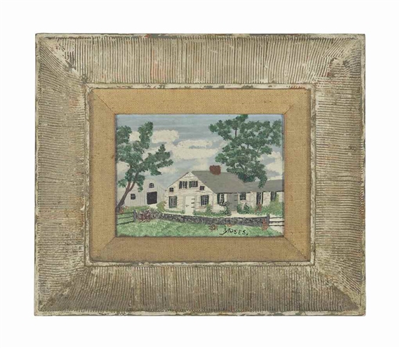 The Old Home, 13 March by Grandma Moses, 1949