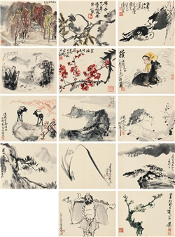 Flower, Bird and Landscape - Ye Qianyu
