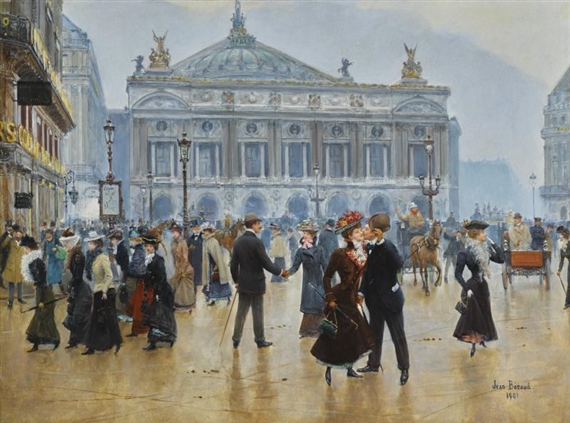 Jean Beraud、Le boulevard Saint-Denis a Jean Béraud | Le boulevard Saint-Denis à Paris | MutualArt