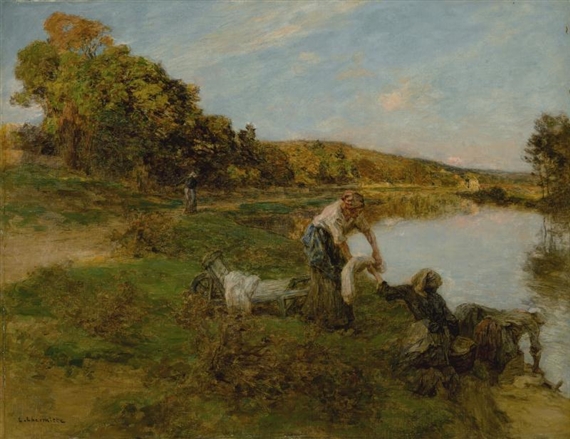 La Belle Journee by Léon-Augustin L'Hermitte