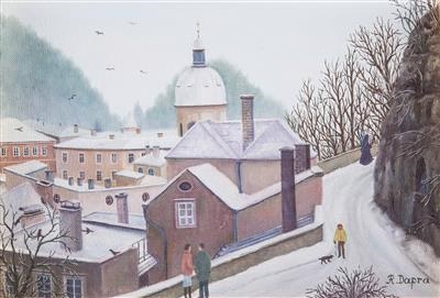 Auf der Festungsgasse am Mönchsberg by Regine Dapra