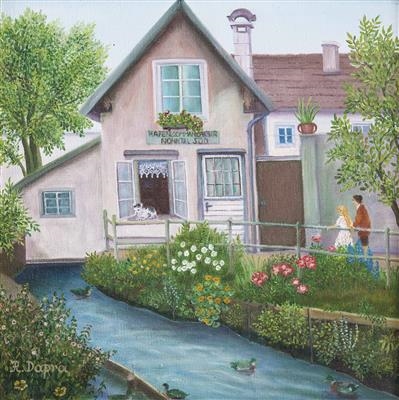 Hafenkommandatur Nonntal Süd am Salzburger Almkanal by Regine Dapra