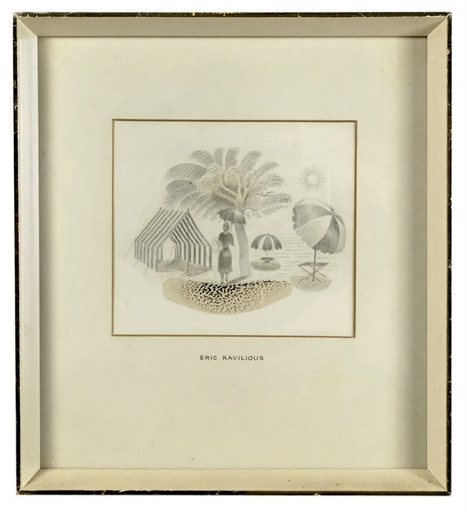 Eric Ravilious | Design for Wedgwood's Garden series (1938) | MutualArt