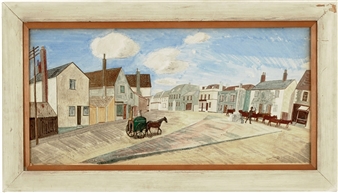 The High Street, Great Bardfield, Essex - Edward Bawden