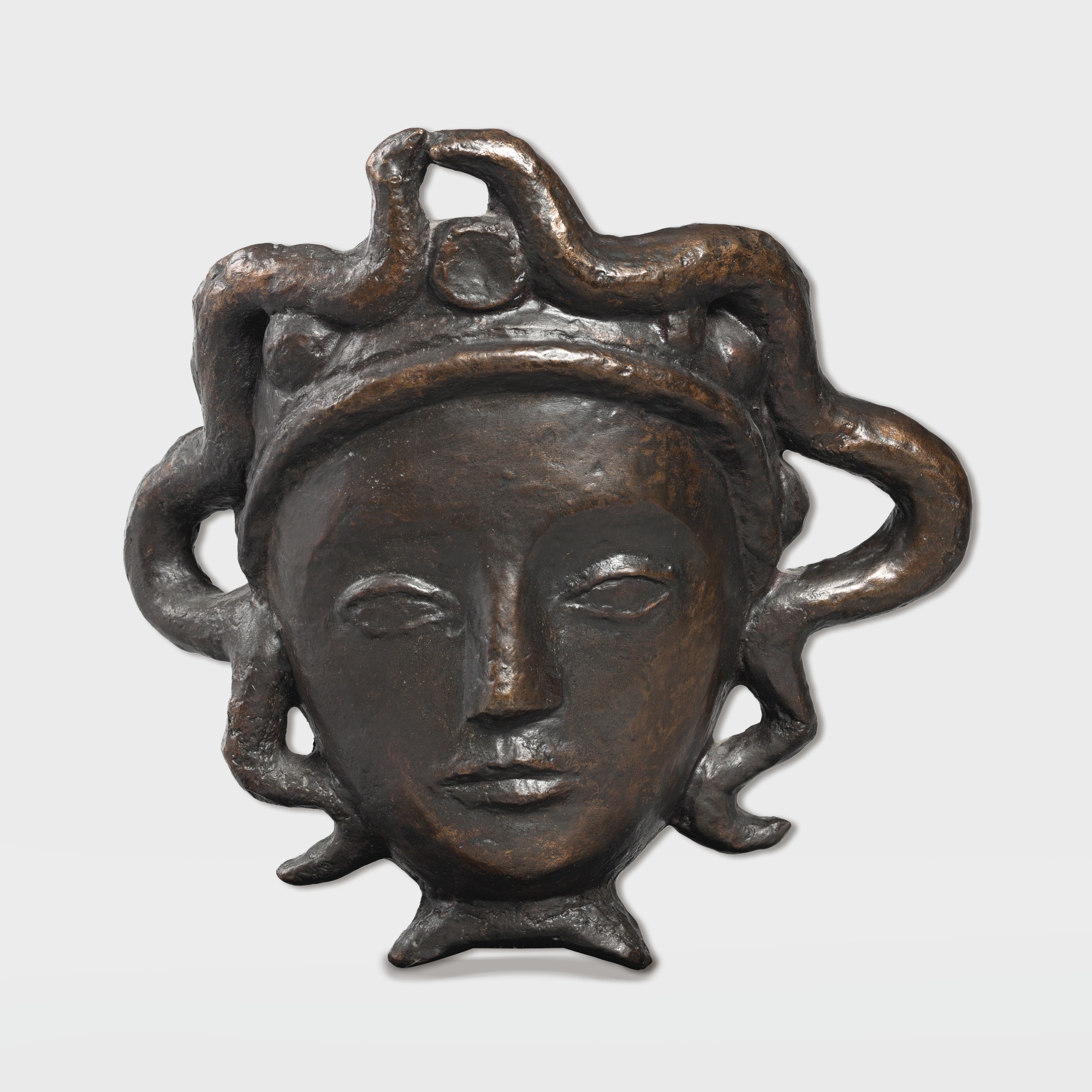 Applique, Modele Masque Aux Serpents by Alberto Giacometti, Conceived in 1935; cast at a later date