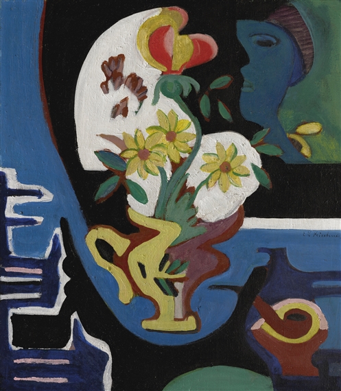 Blumenvase (Still Life With Flowers)