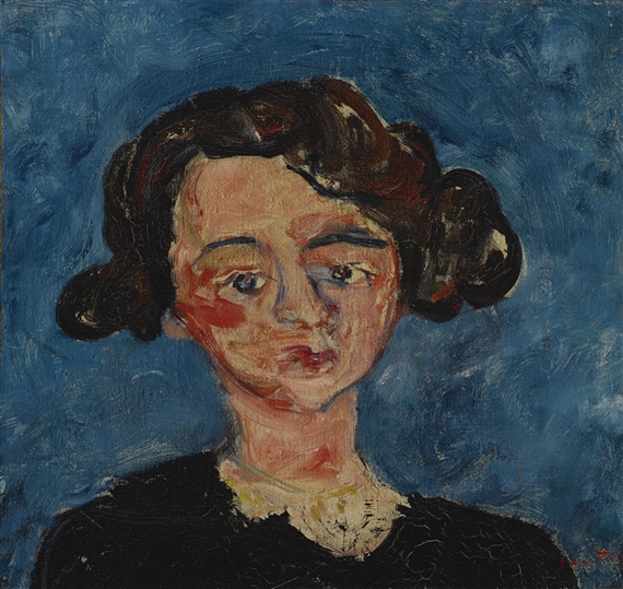 Tableau Chaim Soutine - Portrait De Madeleine Castaing - Impressionnisme - Prêt à Accrocher