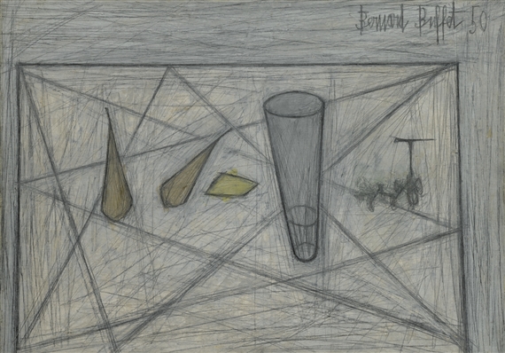Bernard Buffet | Poires au compotier (1951) | MutualArt