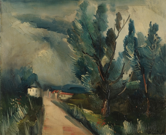 Paysage by Maurice de Vlaminck, circa 1915-1920