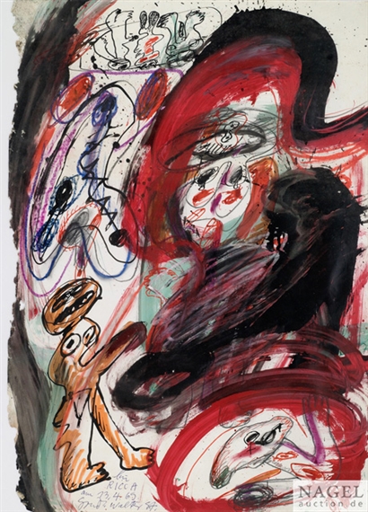 No Title by Walter Stöhrer, 1965