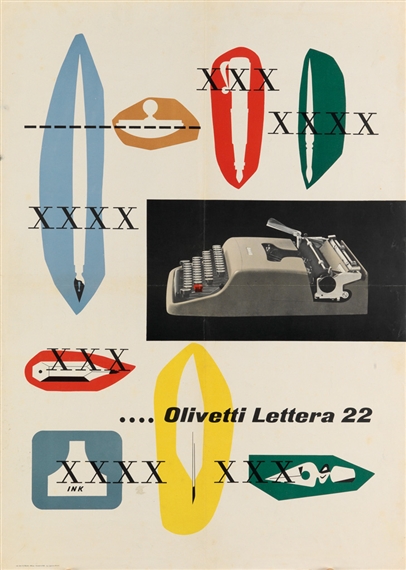 OLIVETTI LETTERA 22 by Giovanni Pintori, 1952