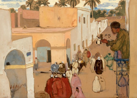 Rue de Laghouat by Jean Bouchaud