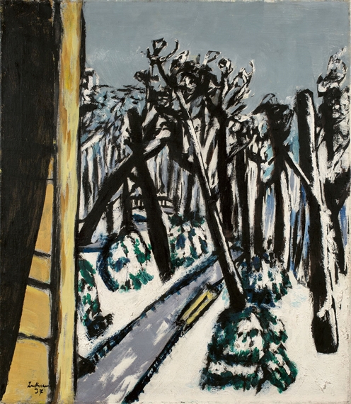 Tiergarten im Winter by Max Beckmann, 1937