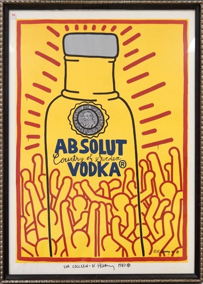 Absolut Vodka by Keith Haring, 1987