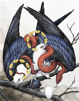 Stories of Death and Creation in Illustrations by Lauren Marx