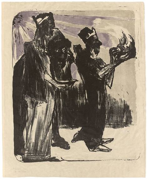 Nolde Emil Die Heiligen Drei Könige 1913 Mutualart