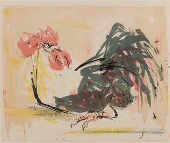 Cock Resting - Mary Macqueen