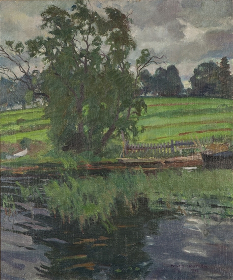 Landscape by Vilho Sjöström, 1943