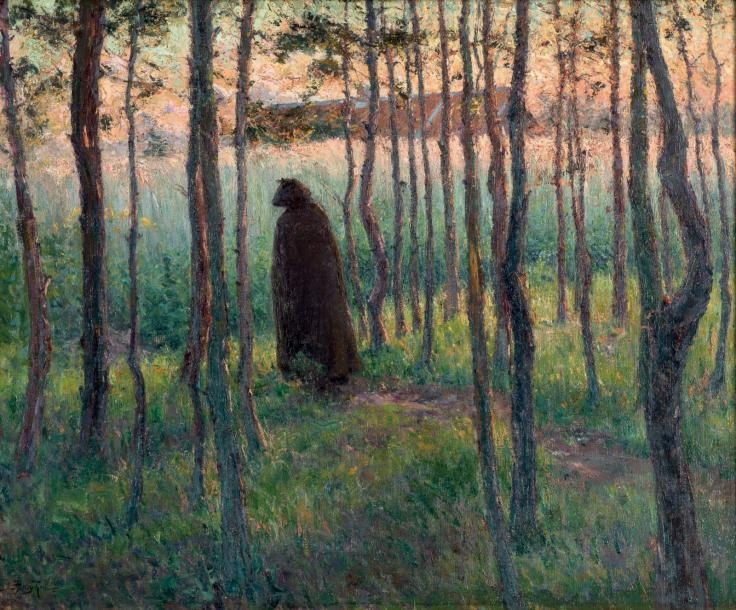 Henry Rul | Silhouette dans un sous-bois | MutualArt
