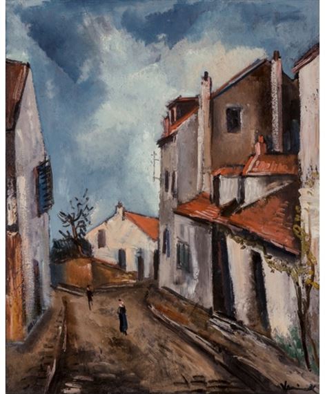 Rue de village by Maurice de Vlaminck, circa 1920-1922