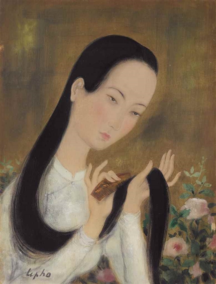 FEMME À SA COIFFURE by Lê Ph?, circa 1940s