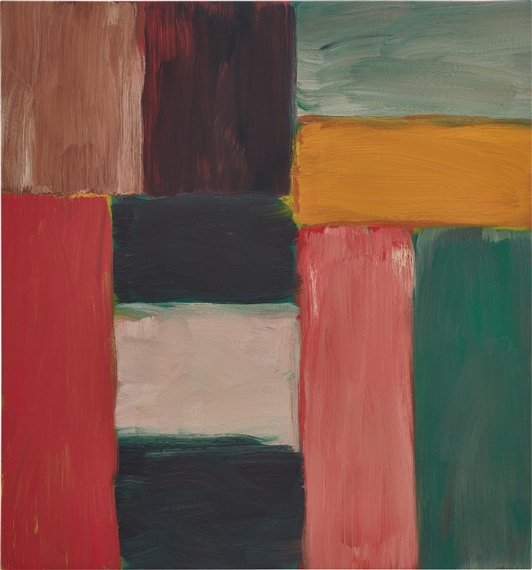Wall of Light Green by Sean Scully, 2013