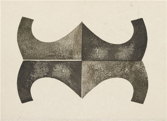 10 works, 10 Handdrucke by Hermann Glöckner, 1963/1971