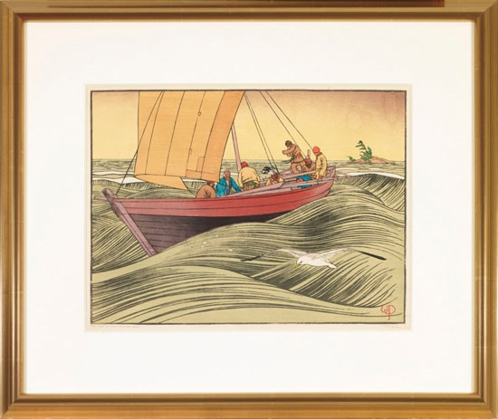 York Boat on Lake Winnipeg