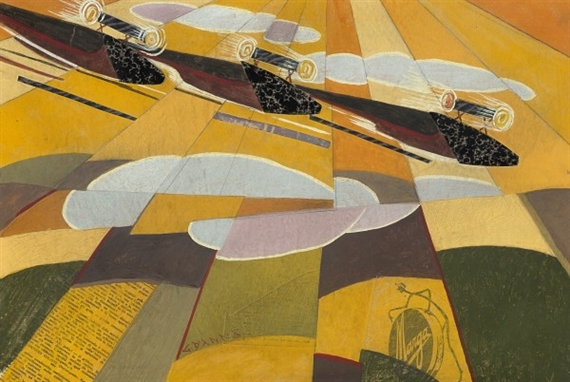 Senza titolo (studio per il dipinto Idrovolanti