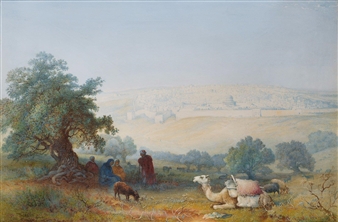 Jérusalem vue du Mont des Oliviers - Paul H. Ellis