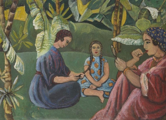 Femmes à la toilette