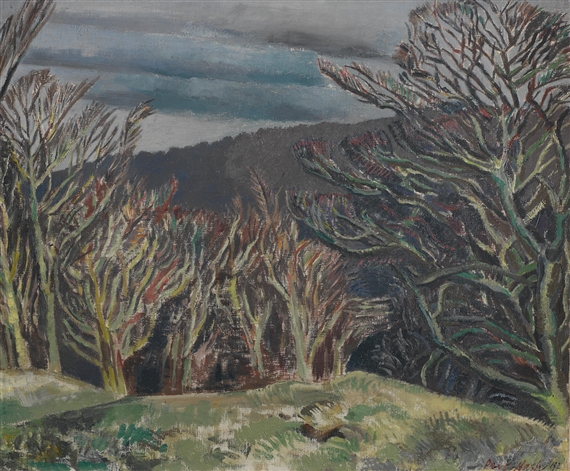 Edge of the Wood (March Woods, Whiteleaf) by Paul Nash, 1921