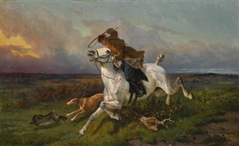 HARE COURSING - Nikolai Svertschkoff Sverchkov
