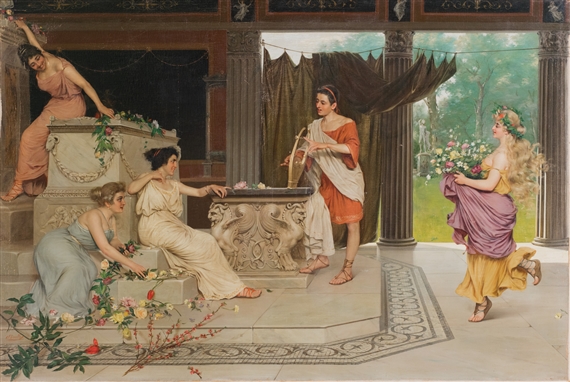 Ornaments at the temple - Arcangiolo Birelli