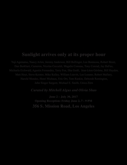 Sunlight arrives only at its proper hour - 356 Mission