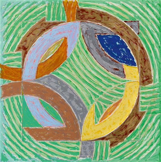 Frank Stella | Polar Co-Ordinates VII (1980) | MutualArt