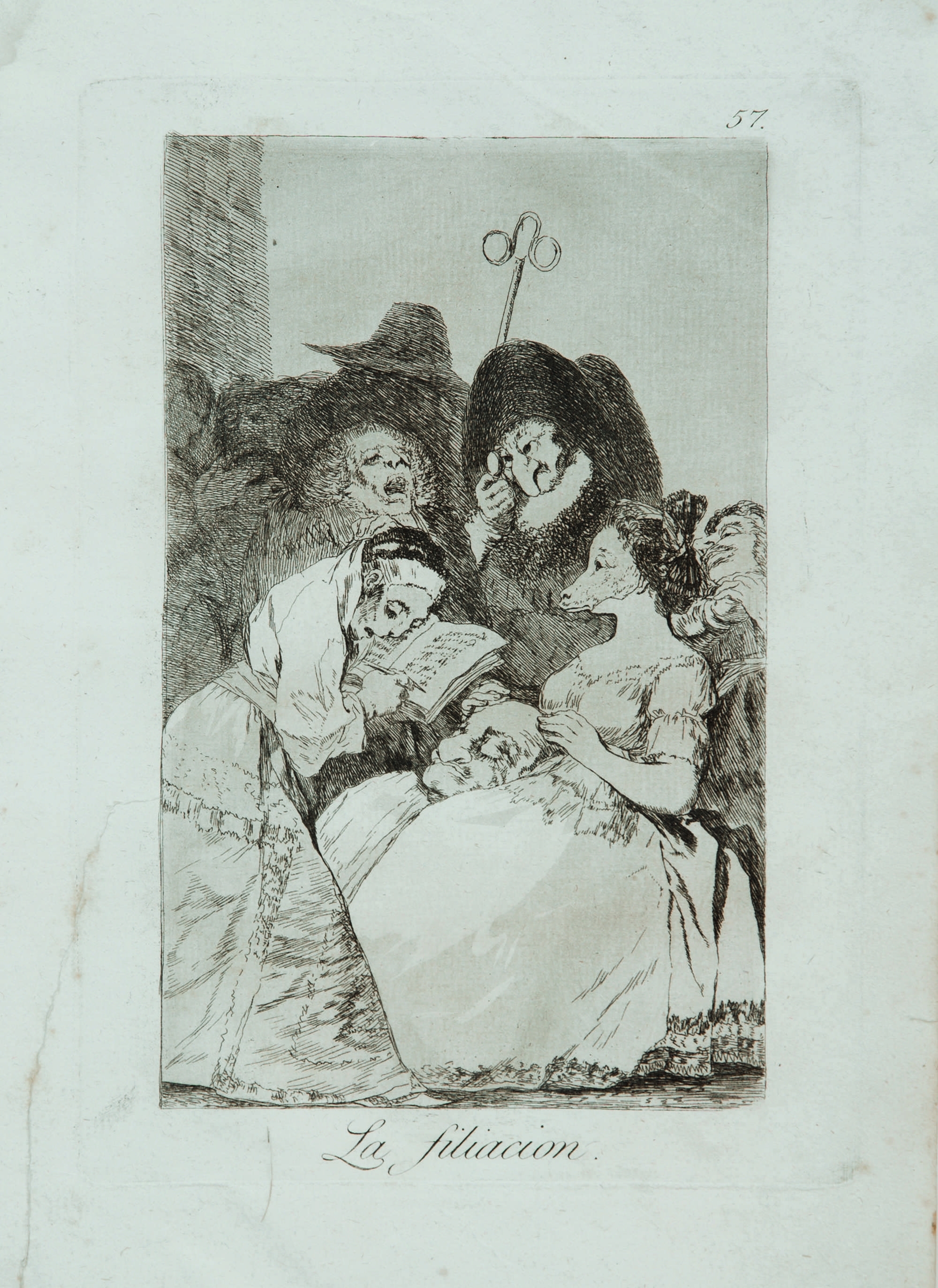 The Filiation (Delteil 94; Harris 92) by Francisco José de Goya y Lucientes, 1799