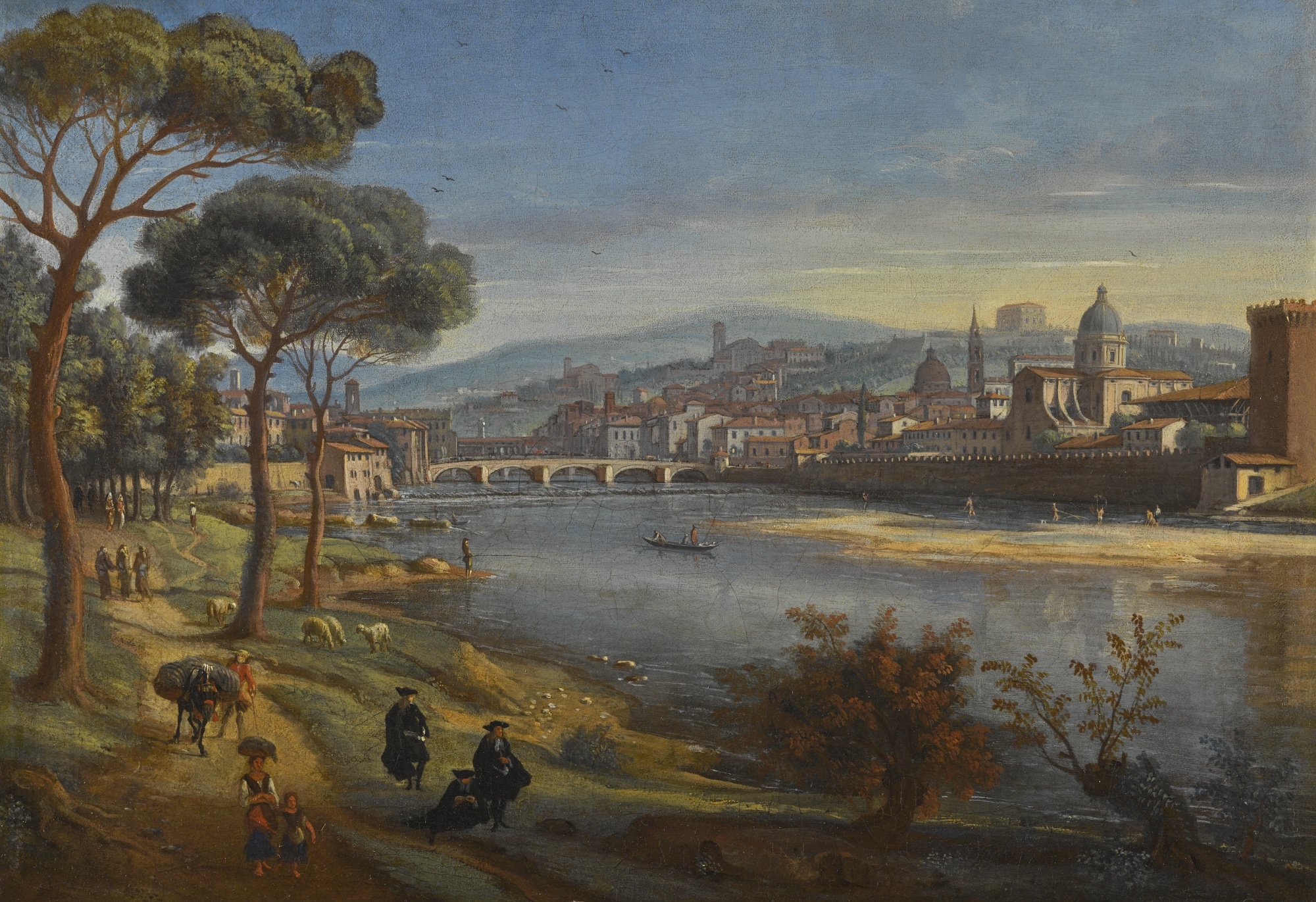 Gaspar Van Wittel FLORENCE, A VIEW OF THE CITY FROM THE CASCINE, WITH