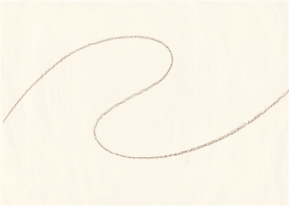 Wellenform von links nach rechts laufend by Hermann Glöckner, 1980