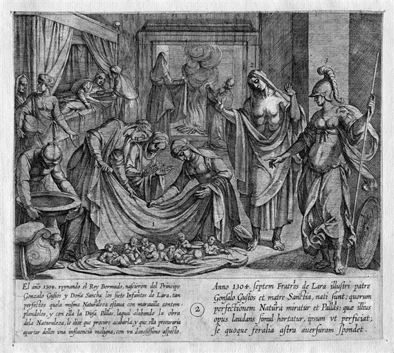 35 works, Die Geschichte der Sieben Infanten von Lara by Antonio Tempesta, 1612