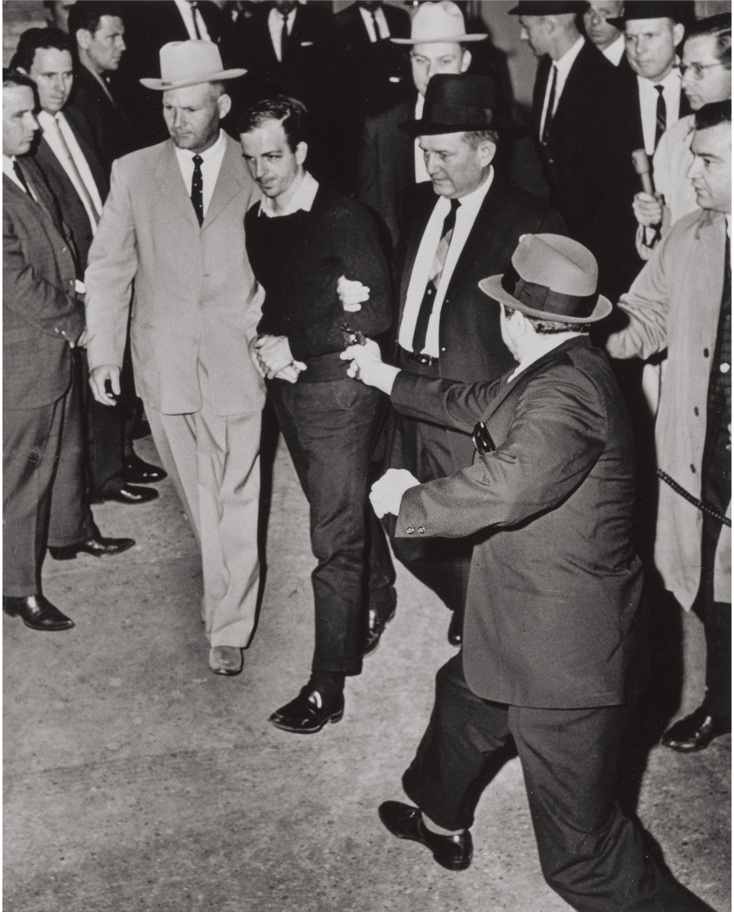 Jack Beers | JACK RUBY SHOOTING LEE HARVEY OSWALD, DALLAS, NOV. 24, 1963 |  MutualArt