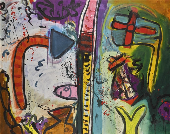 Fish Charm No.2 by Alan Davie, 1965