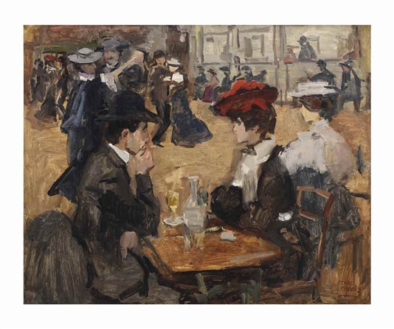Café dansant, Moulin de la Galette, Paris by Isaac Israëls, circa 1905-1906