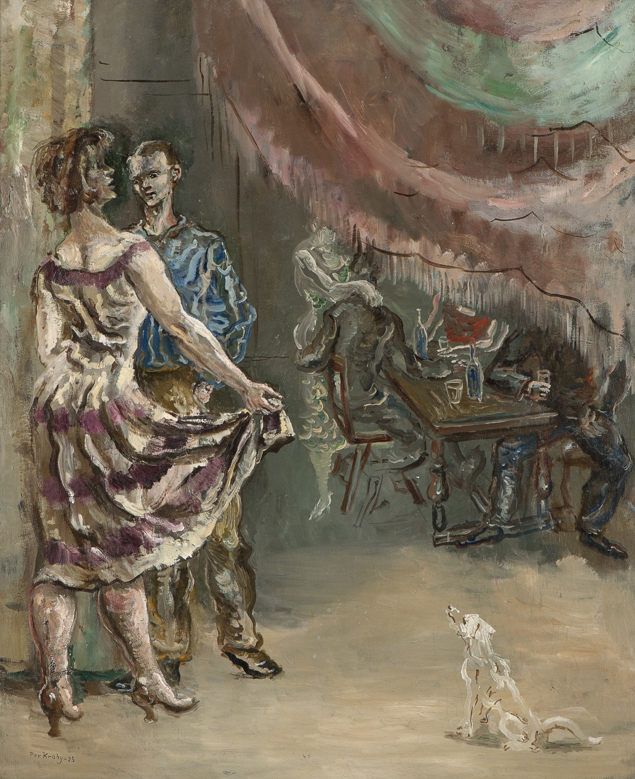 Artwork by Per Krohg, Peinture, Made of Oil on canvas