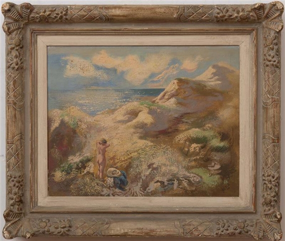 In The Dunes by George Grosz, 1940