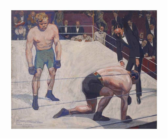 The knock-out by Willy Sluiter, 1920